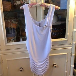 Polyester and spandex top